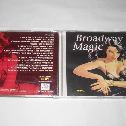 Broadway Magic CD like new, classical music