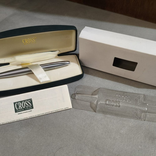 Cross ChevronTexaco Edition luxury pen, silver matte