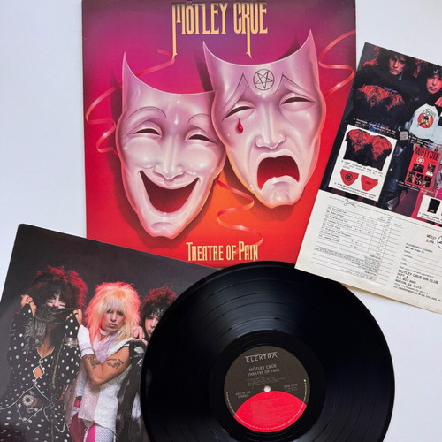 Theatre of Pain Motley Crue LP used, 1st US 1985 metal
