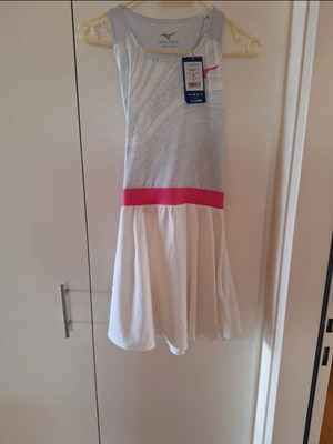 Mizuno Charge Dress tennis dress new, white, size M