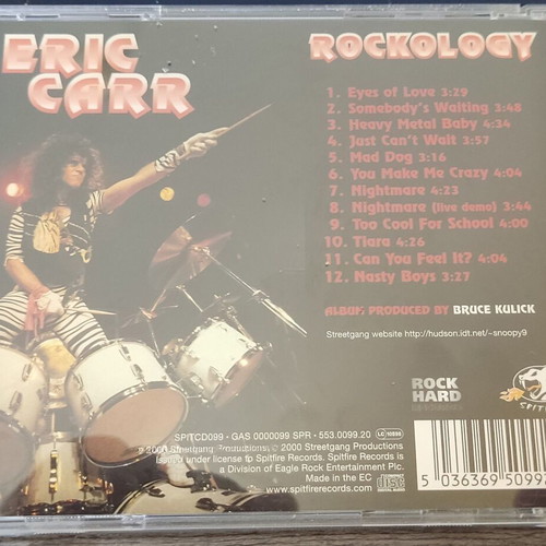 Eric Carr Rockology CD like new, metal