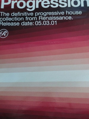 Αφίσα Progression Renaissance promo μεταχειρισμένη, progressive house 2001