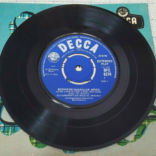 Kenneth McKellar Sings 7' used, UK 1957, DFE 6274