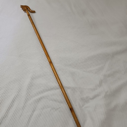 Traditional wooden magoura-gklitsa stick Metsovo, handmade