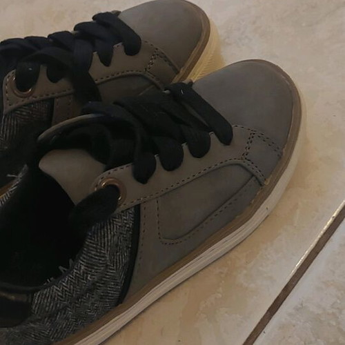 Boys' sneakers shoes size 27 new gray M&S Marcs and Spencer