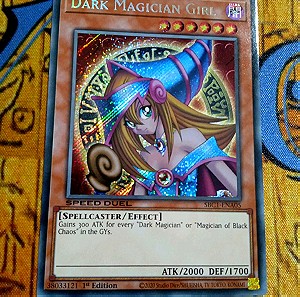 Dark Magician Girl (Secret Rare, Yugioh)