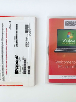 Microsoft Windows 7 Home Premium OEM Software like new