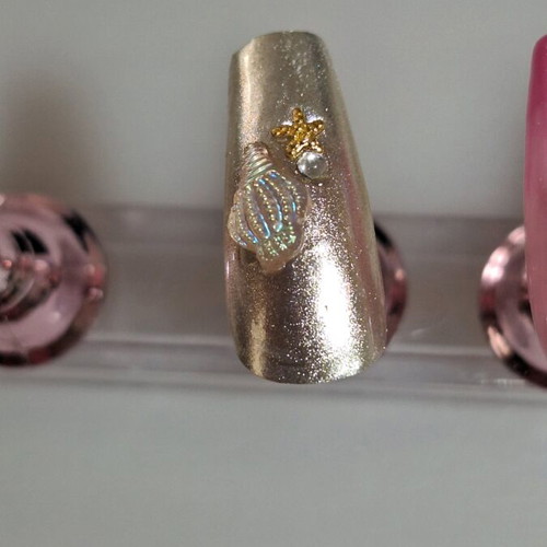 Press on nails handmade new, with glue