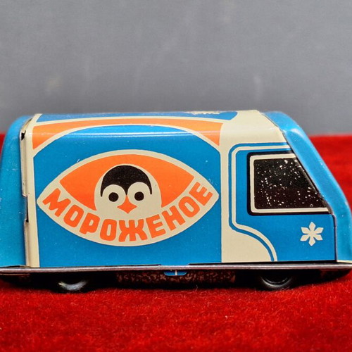 Tin Soviet toy truck used from 70s-80s
