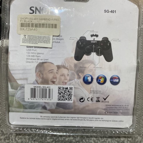 Snopy USB Shocks Joystick for PC like new
