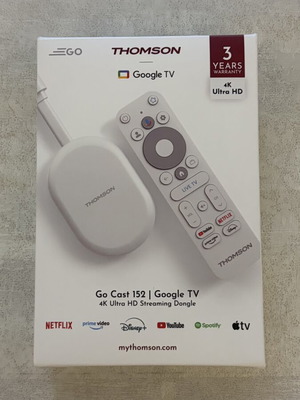 Thomson 4K Streaming Stick 152 σαν καινούργιο με Google TV και επεξεργαστή Amlogic
