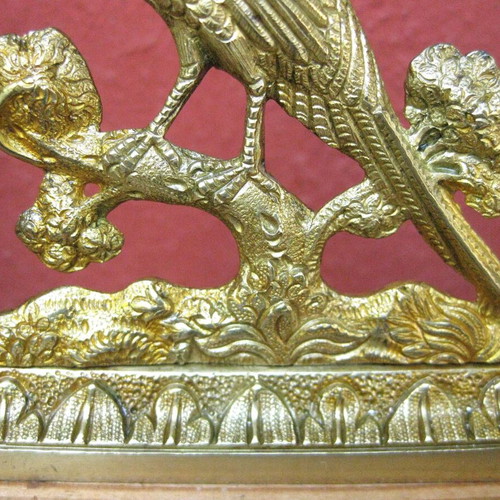 Decorative pheasant bronze used with gilding