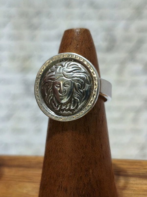 Handmade Medusa Ring Silver 925 like new