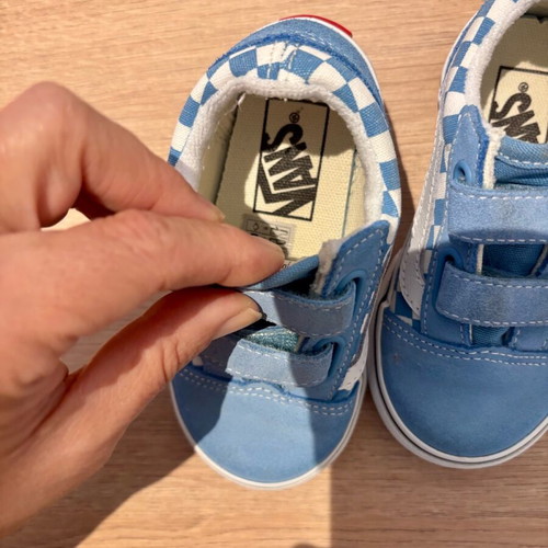 Vans Old School baby shoes used, size 23.5, light blue