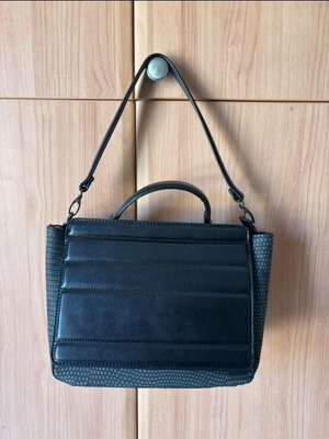 Shoulder and handbag new, black and gray