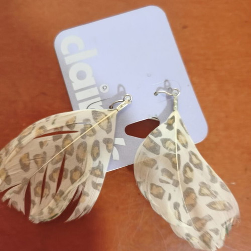 Wings of Style feather earrings set of 5 pairs