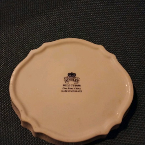 Oval Wild Tudor Aynsley Fine Bone China plate like new