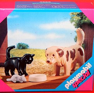 Playmobil Special No 4563 Dog Cat Mouse Bowl Animals Καινούργιο Τιμή 20 ευρώ
