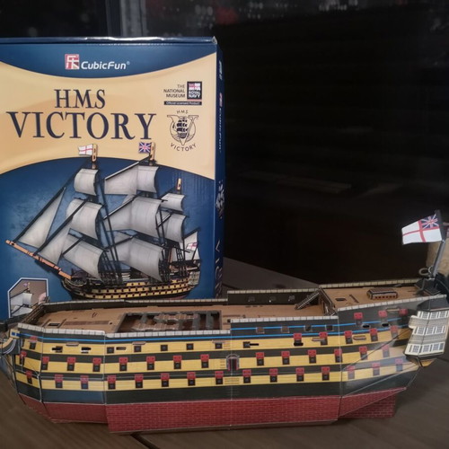 CubicFun 3D Puzzle HMS Victory like new, 189 pieces