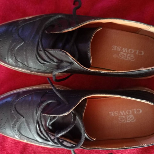 Black scarponi shoes like new, size 43