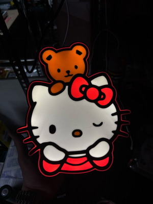 Hello Kitty light box made to order