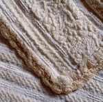Woven throw used, practical for anywhere