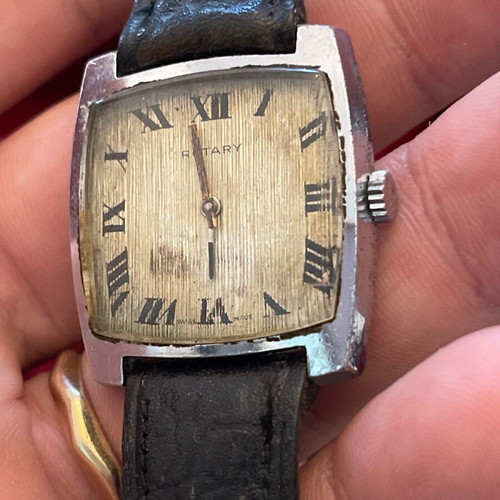 Rotary wind-up watch used vintage