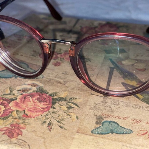 Carrera women's glasses used, red color with prescription lenses