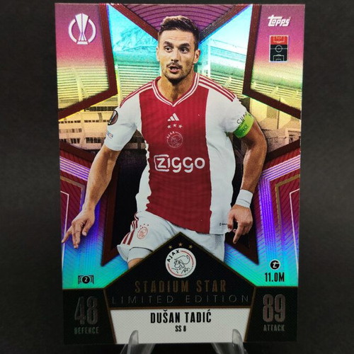 Dusan Tadic Stadium Star Limited collectible card like new