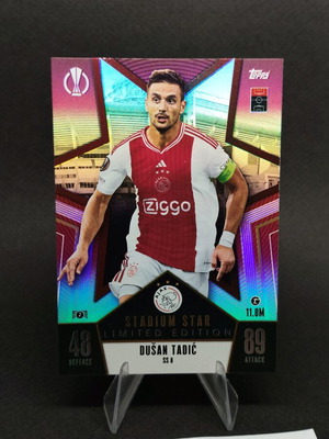 Συλλεκτική κάρτα Dusan Tadic Stadium Star Limited σαν καινούργιο
