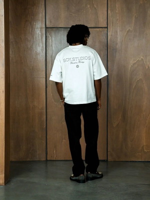 Soy Studios Oversized T-shirt καινούργιο, άσπρο, μέγεθος L