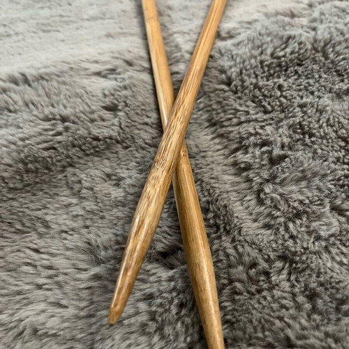 Pony wooden knitting needles used