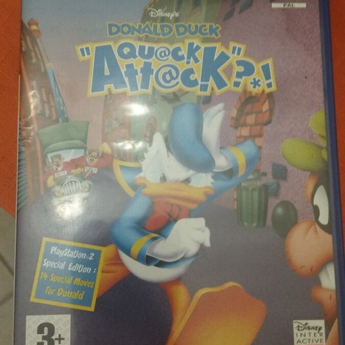 Donald Duck Quack Attack PS2 game like new