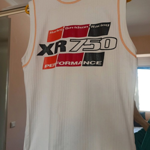 Vintage Harley-Davidson Racing XR750 sleeveless top size L like new