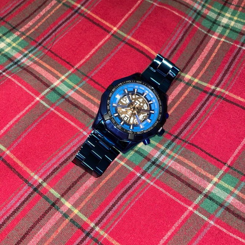 Wristwatch blue new unisex