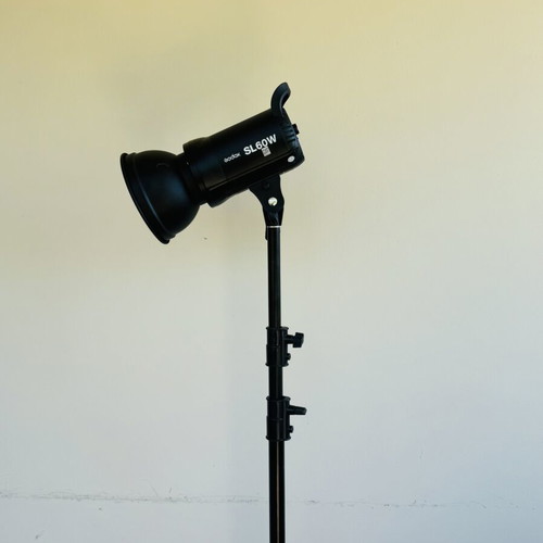 Godox SL60W LED continuous light with Bowens mount and accessories