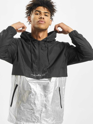 Mister Tee Reflective Windbreaker new, silver, sizes S M XL