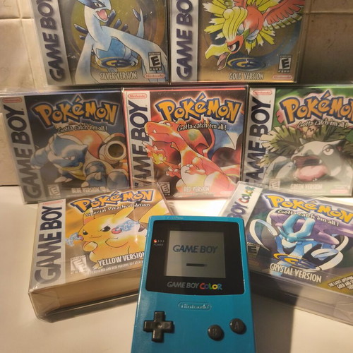 Game Boy Color like new with Pokemon game pack