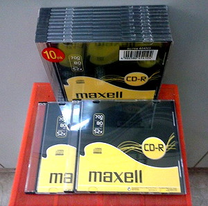 CDR Maxell 700mb in CD Slim Case