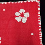 Handmade embroidery used