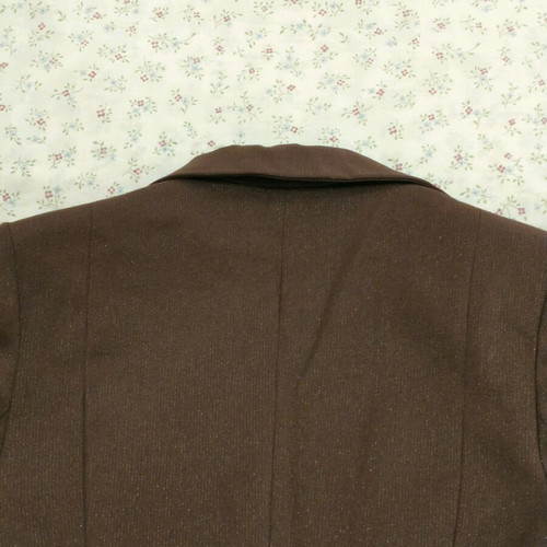 Rebecca Blu brown glossy jacket like new, XS