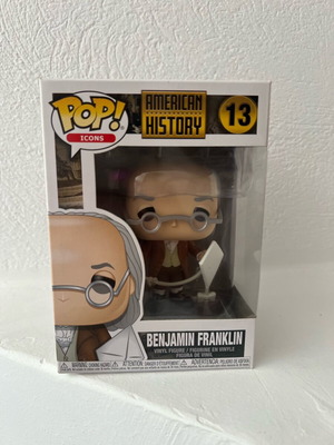 Funko Pop Benjamin Franklin 13 vaulted 2019 like new