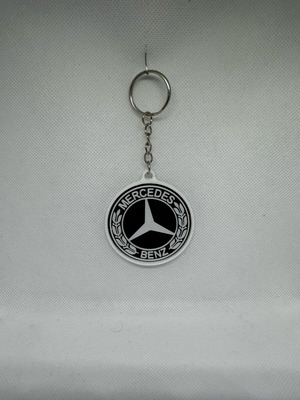 Mercedes Benz μπρελόκ σαν καινούργιο, μαύρο και άσπρο