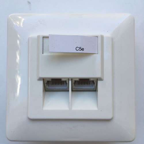 Digitus Cat5e double network sockets new, pack of 14 pieces