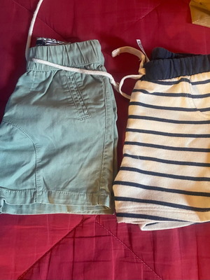 Baby shorts like new for 12 months, allouette and marks&spencer, 2 pieces