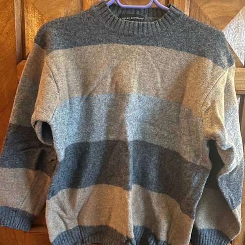 Oxford Company sweater XL like new, gray and brown