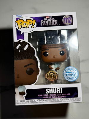 Funko Pop Marvel Black Panther Shuri Legacy 1112 Bobble-Head Special Edition new