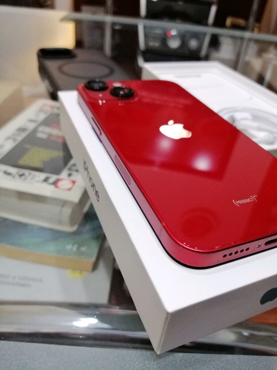 Iphone 13 red 128GB like new, dual SIM,… - € 300,00 - Vendora.cy