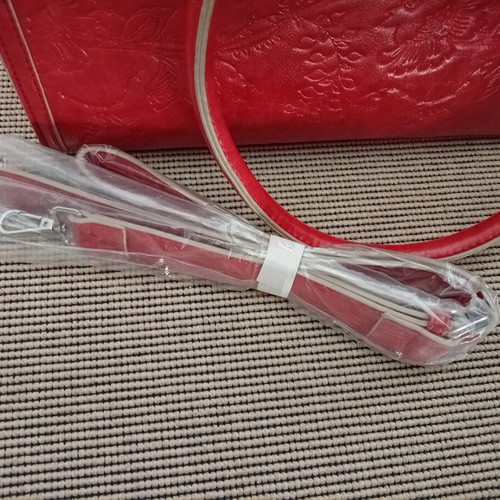 Doca handbag large size red like new