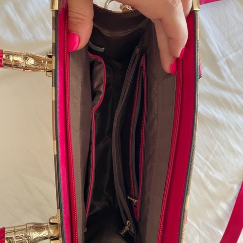 Tom and Eva handbag like new, pink multicolor